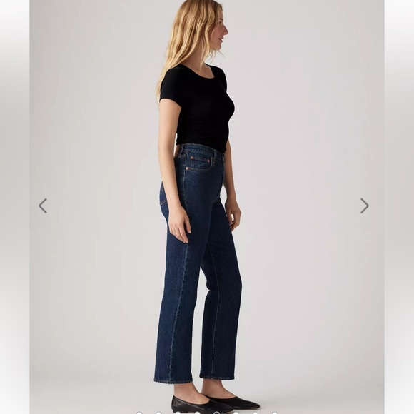 RIBCAGE STRAIGHT ANKLE WOMEN'S JEANS - Picture 3 of 5